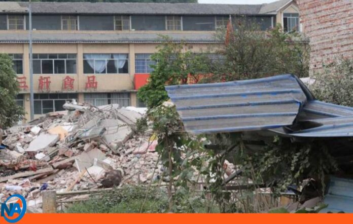 Terremoto en China magnitud 5.2