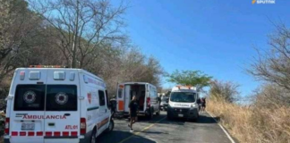 accidente autobús México