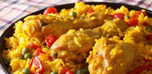arroz con pollo venezolano