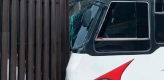 autobús chocó Caracas lesionados