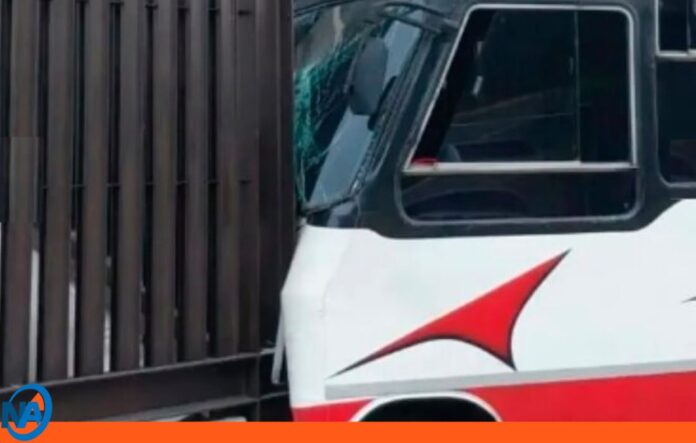 autobús chocó Caracas lesionados autobús chocó Caracas lesionados