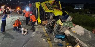 choque autobús cisterna Indonesia