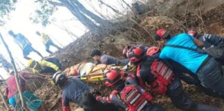 mujeres lesionadas desbarrancamiento Guanta