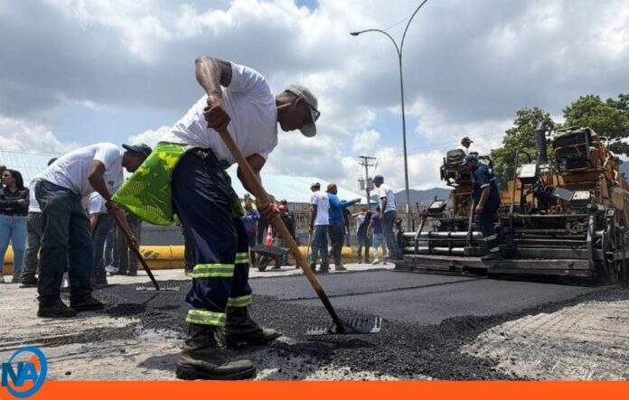 rehabilitación carretera La Yaguara El Junquito