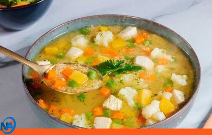 sopa de pollo con verduras sopa de pollo con verduras