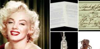 subasta Marilyn Monroe objetos