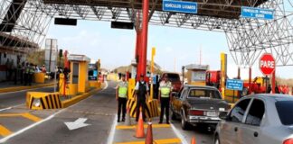 tarifas peajes Venezuela montos