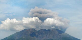 volcán Sakurajima Japón