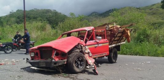 Accidente de tránsito Bejuma