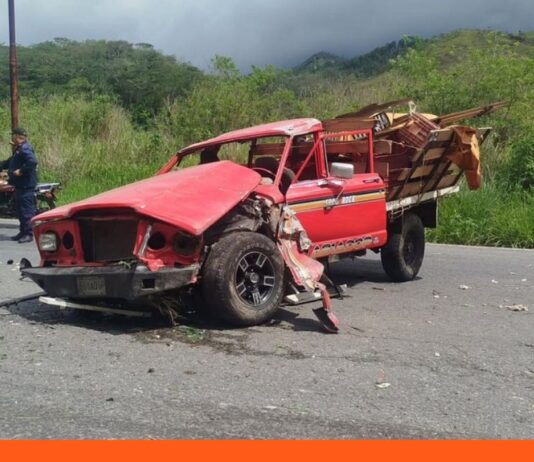 Accidente de tránsito Bejuma