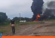 Explosión pozo petrolero Apure