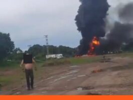 Explosión pozo petrolero Apure