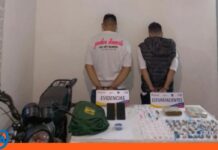 Capturados dos sujetos en Mérida