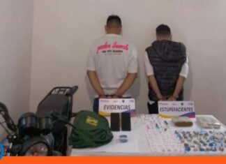 Capturados dos sujetos por tráfico de sustancias ilícitas en Mérida Capturados dos sujetos en Mérida