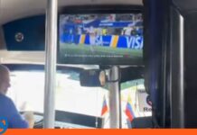 Chófer Miranda partidos autobús