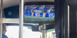 Chófer Miranda partidos autobús
