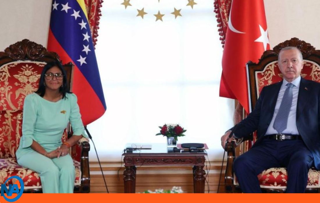 Delcy Rodríguez Recep Erdogan en Estambul 1-1