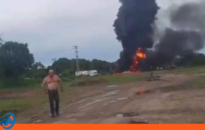 Explosión en Apure taladro COLVEN-02