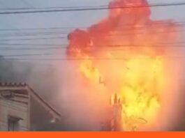 Explosión transformador Puerto Cabello