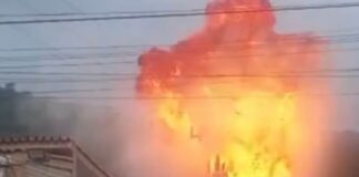 Explosión transformador Puerto Cabello