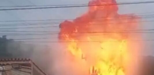 Explosión transformador Puerto Cabello