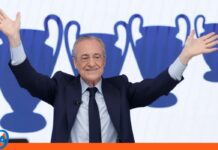 Florentino Pérez gana la reelección como presidente del Real Madrid Florentino Pérez presidente Real Madrid