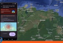 Google alertó venezolanos sismo