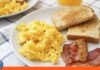Huevos revueltos con avena