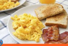 Huevos revueltos con avena
