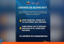 INTT centros de acopio