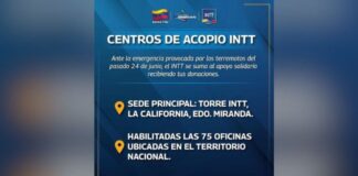 INTT centros de acopio