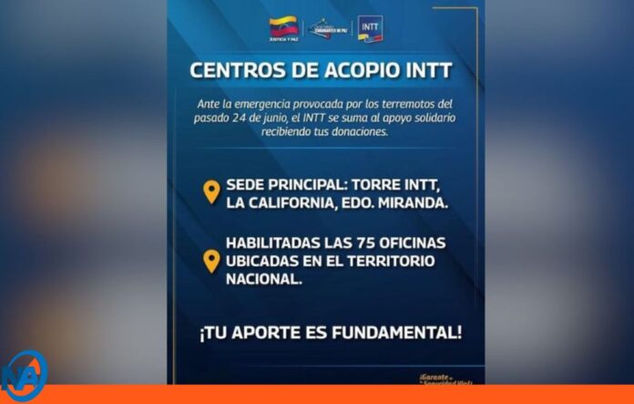 INTT centros de acopio