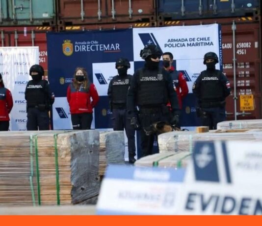 Incautación de droga en Chile