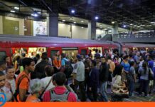 Metro de Caracas temblor lunes