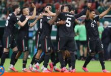 México primer equipo clasificado