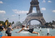 Ola de calor en Francia