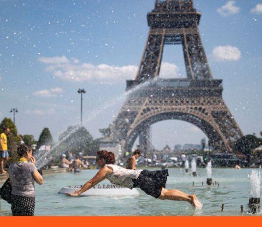 Ola de calor en Francia