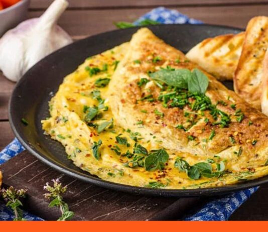 Omelette de albahaca