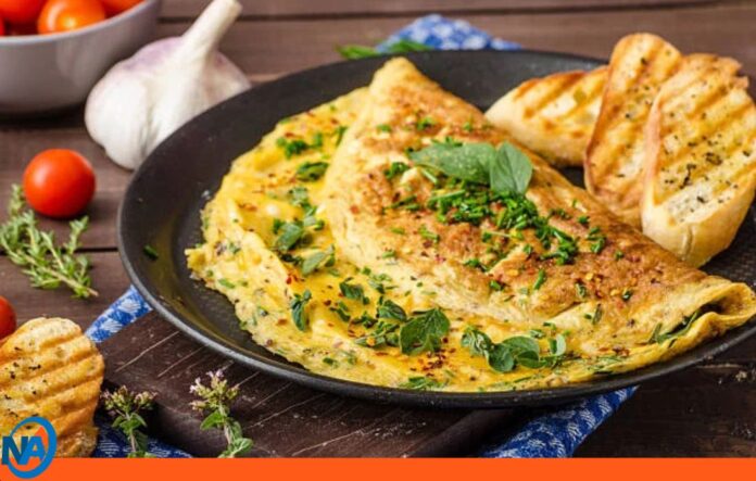 Omelette de albahaca