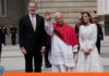 El Papa León XIV inicia su visita a España en el Palacio Real Papa León XIV España