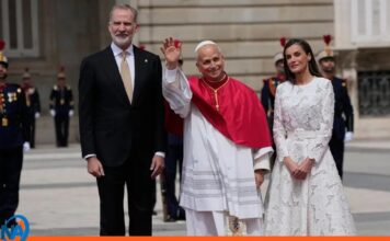 El Papa León XIV inicia su visita a España en el Palacio Real Papa León XIV España