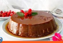 Deleita tu paladar con este espectacular quesillo de chocolate Quesillo de chocolate