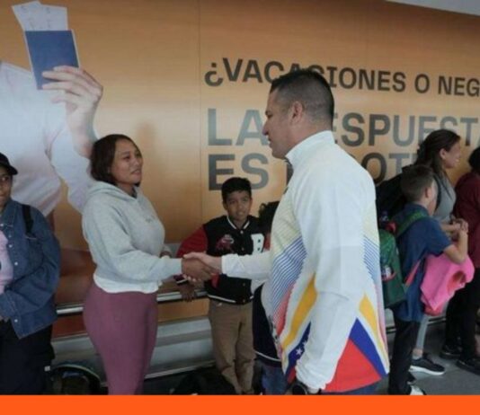 Repatriación de venezolanos desde México