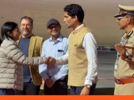 Rodríguez, llegó a la ciudad Mumbai, la India