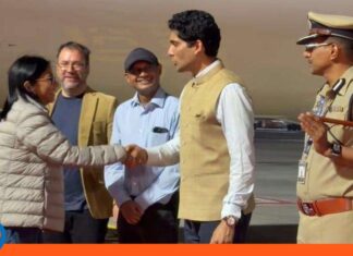 Rodríguez, llegó a la ciudad Mumbai, la India