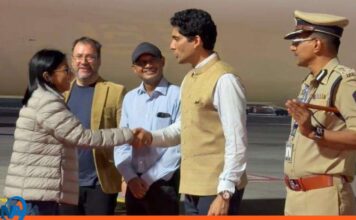 Rodríguez, llegó a la ciudad Mumbai, la India