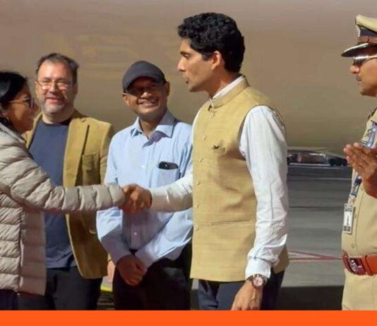 Rodríguez, llegó a la ciudad Mumbai, la India