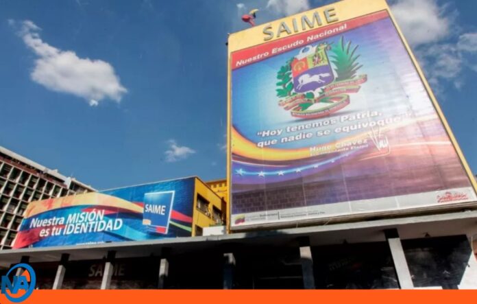 SAIME menores trámites