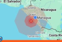 Sismo de magnitud 4.6 Nicaragua