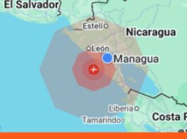 Sismo de magnitud 4.6 Nicaragua